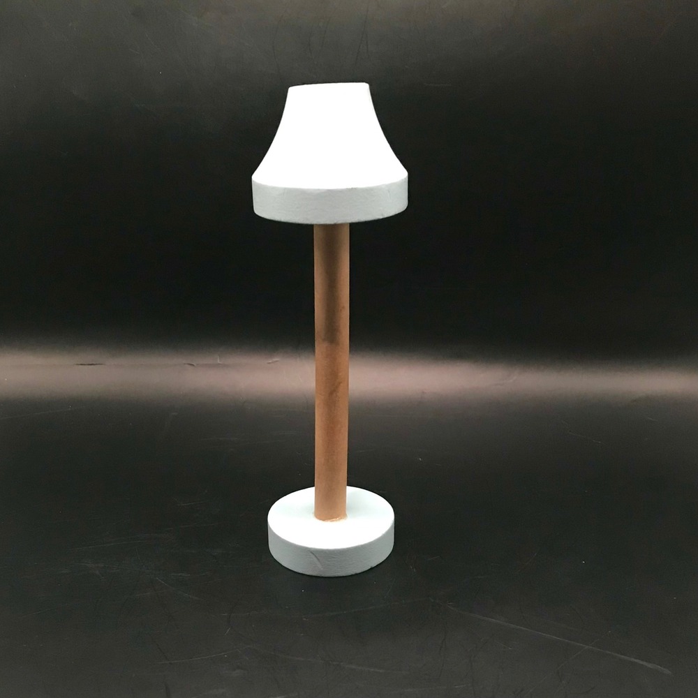 Kidkraft Wooden Dollhouse Replacement Piece Floor Lamp Blue Brown Pretend Play